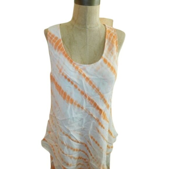 Sundance Size M Medium Scoop neck Lined Layered Dress - Picture 3 of 3